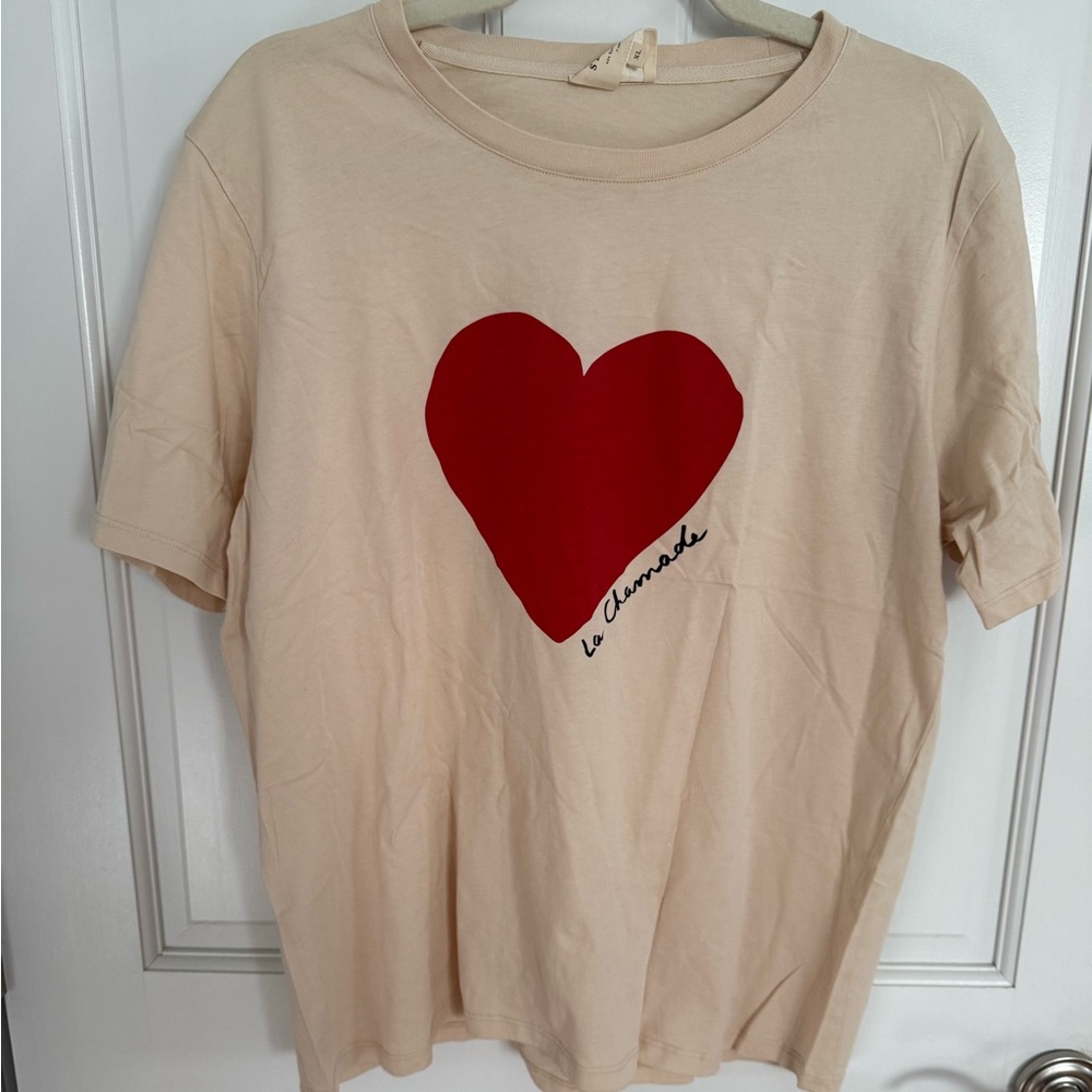 SEZANE Graphic La Chamade Tee size XL
